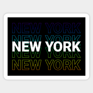 New York - Kinetic Style Sticker